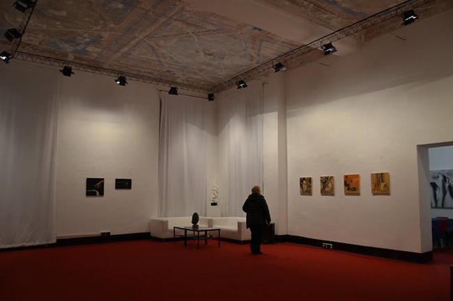 Quattro Stazioni della Via Crucis d'Invenzione in mostra a Satura Art Gallery a Genova