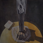 Paola De Rosa - Studio XIII Stazione: Ges muore sulla Croce, 2012 - Acquerello - 21,5 x 21,5 cm