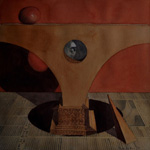 Paola De Rosa - Studio IV Stazione: Ges  rinnegato da Pietro, 2012 - Acquerello - 21,5 x 21,5 cm