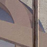 Paola De Rosa - X Stazione: Ges  spogliato delle Sue vesti - 2014/15 - Dittico - Olio su tela - Dim: 43 x 43 cm e 27 x 43 cm